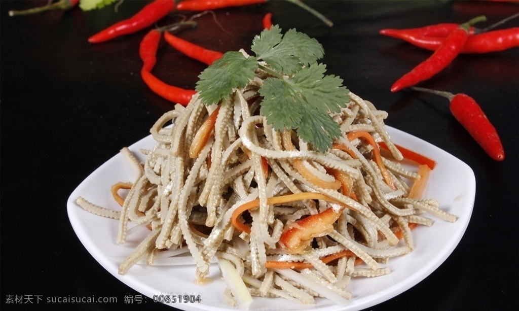 凉拌豆腐丝 美食 传统美食 餐饮美食 高清菜谱用图