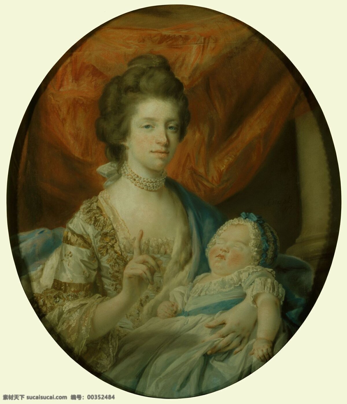 绘画书法 文化艺术 夏洛特 王后 长女 公主 设计素材 模板下载 英国王后 夏洛特公主 乔治三世 19世纪油画 家居装饰素材