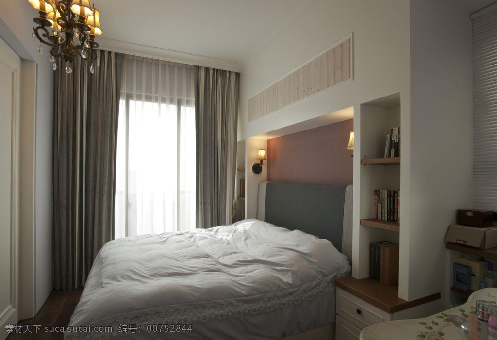 现代 卧室 床 效果图 简约 软装效果图 室内设计 展示效果 房间设计家装 家具