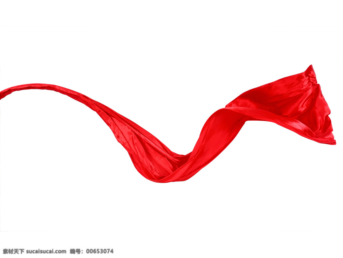 飘起的红丝带 丝带 红色丝带 飘起 喜庆 节日庆典 生活百科 白色
