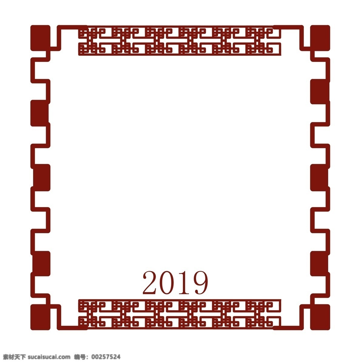 手绘 新年 立体 边框 美丽的边框 卡通边框 手绘新年边框 创意的边框 新年立体边框 红色的边框
