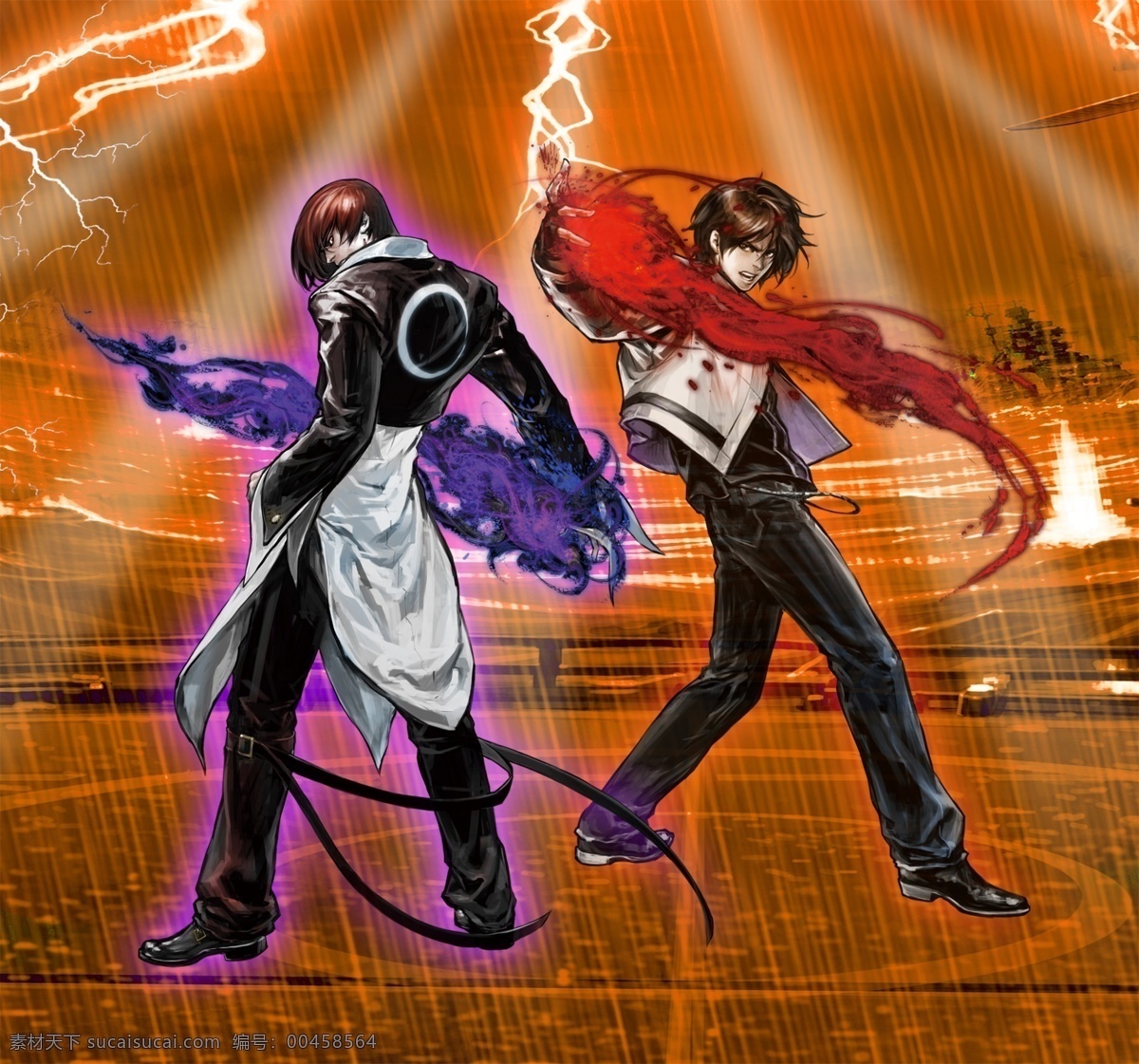 kof 分层 动漫 动漫人物 人物 游戏 源文件 拳王素材下载 拳王模板下载 拳王 游戏人物 八神 草薙京 拳王人物 psd源文件