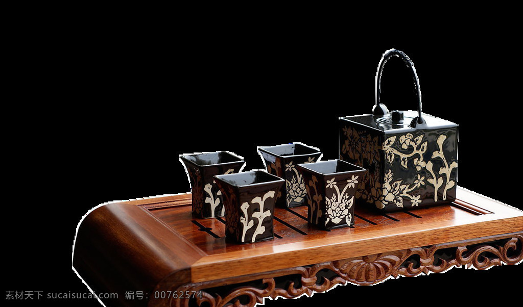 雅致 木制 亮 茶具 产品 实物 产品实物 木制茶几 清新风格