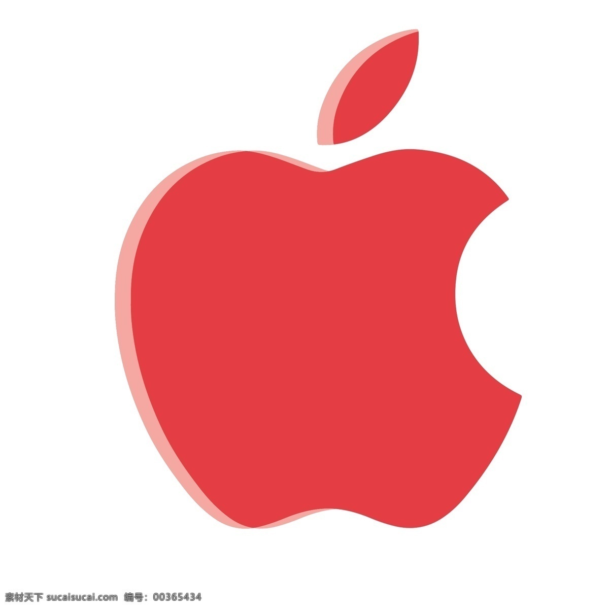 红色 苹果 ipadlogo 图标 ipad logo图标 立体 手机app 应用图标 免抠图png 千库原创