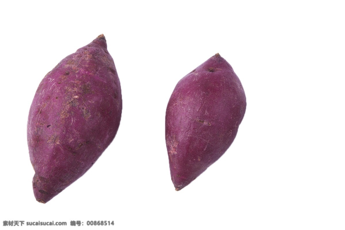 两个 新鲜 美味 紫 薯 紫薯 糖心 香甜 软糯 蔬菜 食物 地瓜 花青素 农家 种植 绿色食品 安全 食用