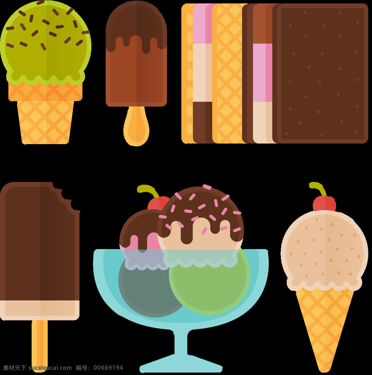 手绘 彩色 冰淇淋 雪糕 免 抠 透明 图 层 甜品图标 冷饮插图 清凉甜品 冰淇淋标志 雪糕图标 冰激凌图标 冰激凌插图 卡通冰淇淋 手绘冰淇淋 雪糕图案 冰淇淋促销 冰淇淋素材