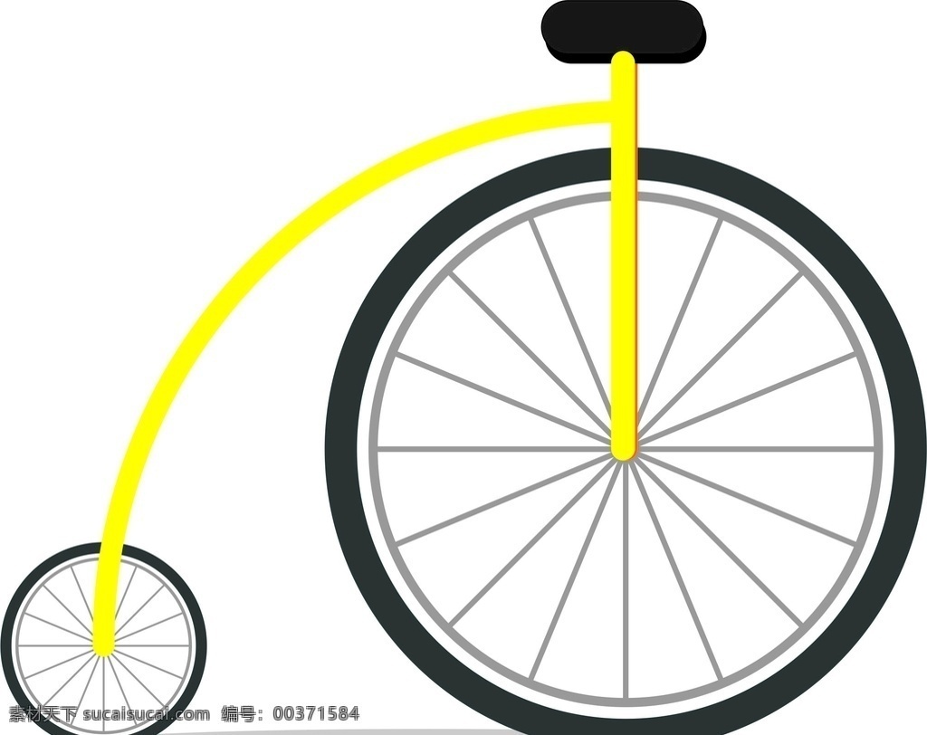 自行车小黄车 小黄车 自行车 矢量图 卡通图案 卡通设计