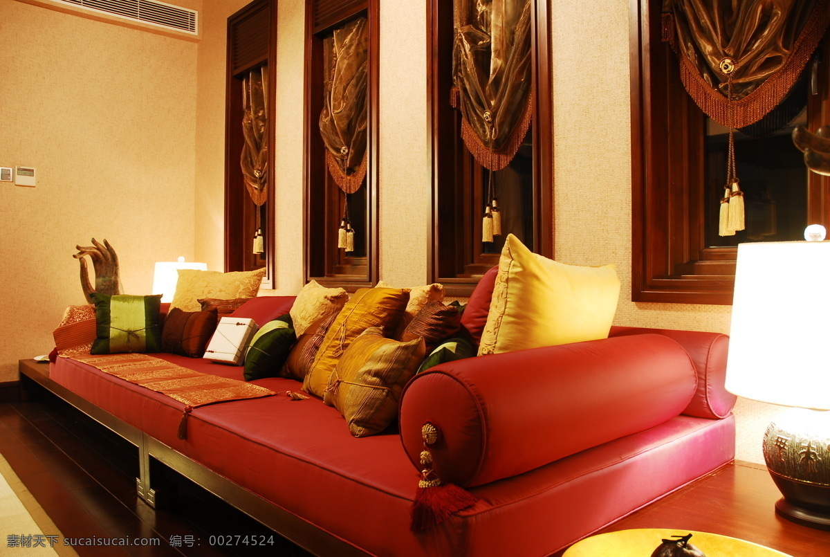 室内设计 实景 照片 资料图片 窗帘 建筑摄影 建筑园林 客厅 沙发 资料 室内 装饰素材