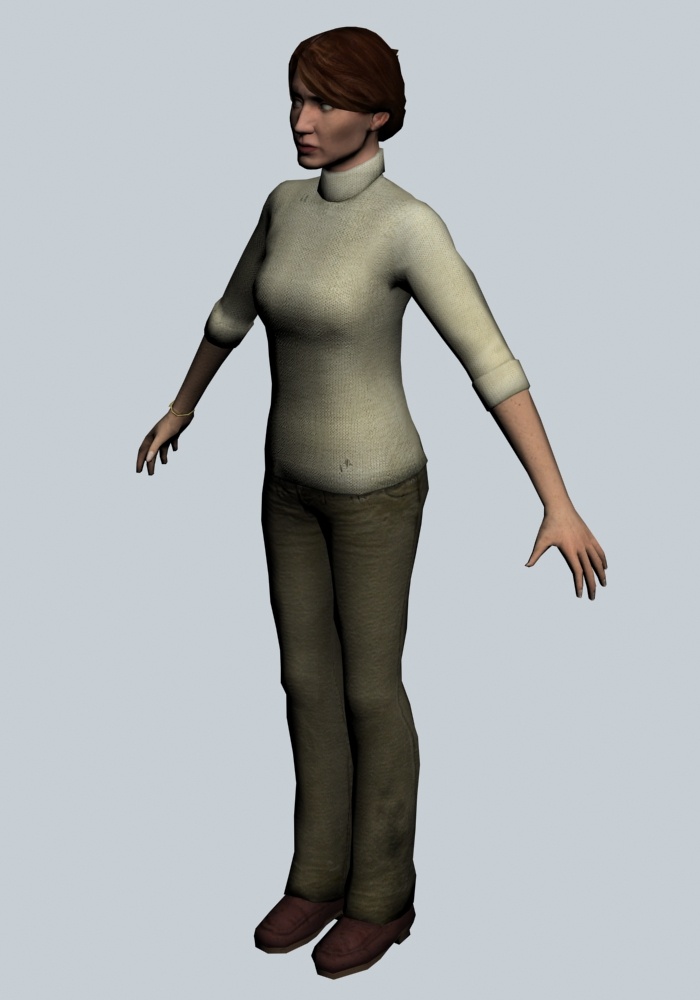mossman 朱迪斯 莫斯曼 博士 茱 蒂 丝 judith dr 半条命 halflife 游戏电影 3d模型素材 其他3d模型