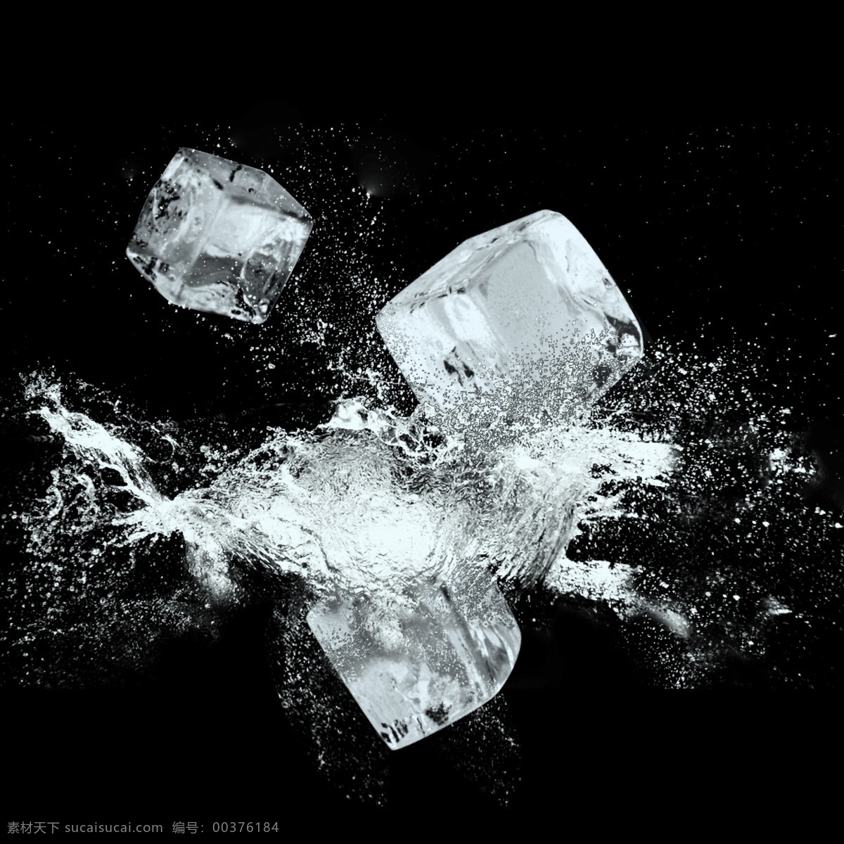 清新 冰块 冰晶 元素 冰 不规则图形 几何冰晶 白色冰块 几何冰晶冰块