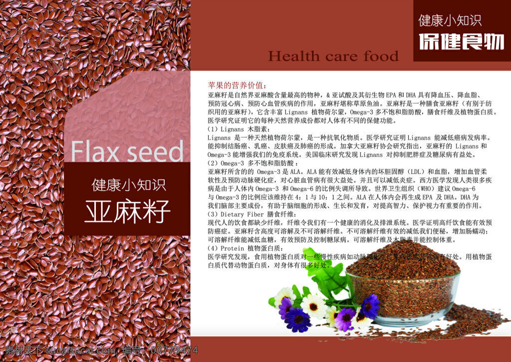 健康 小 知识 画册 保健 类 亚麻 籽 高清 亚麻籽 亚麻子 保健食物 健康小知识 营养价值 白色