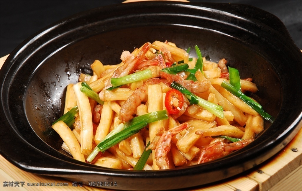 干韭菜炒茭白 美食 传统美食 餐饮美食 高清菜谱用图