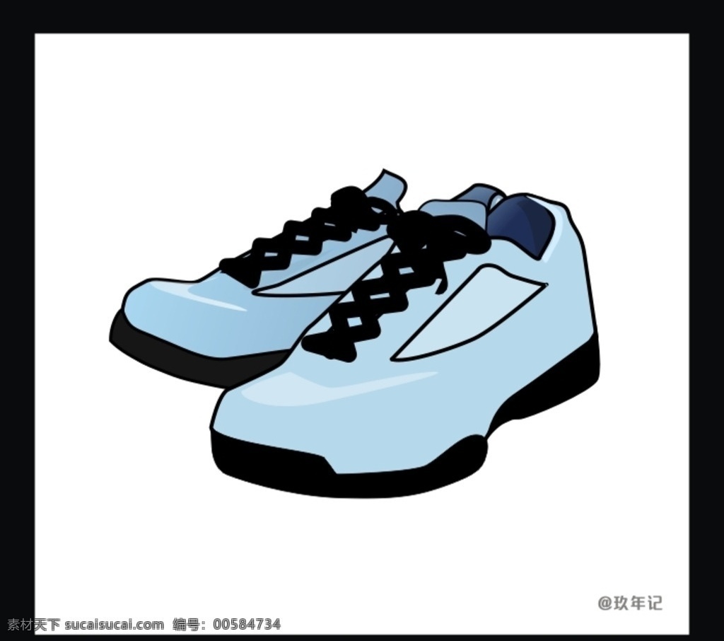 运动鞋 鞋 运动服 鞋类 时尚 矢量 动漫动画 风景漫画