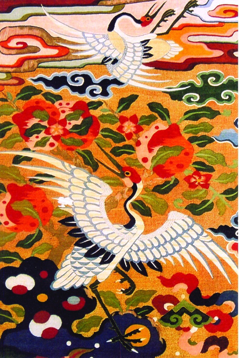 古代插图 龙飞凤舞 古代书画 设计素材 其它插图 书画美术 橙色