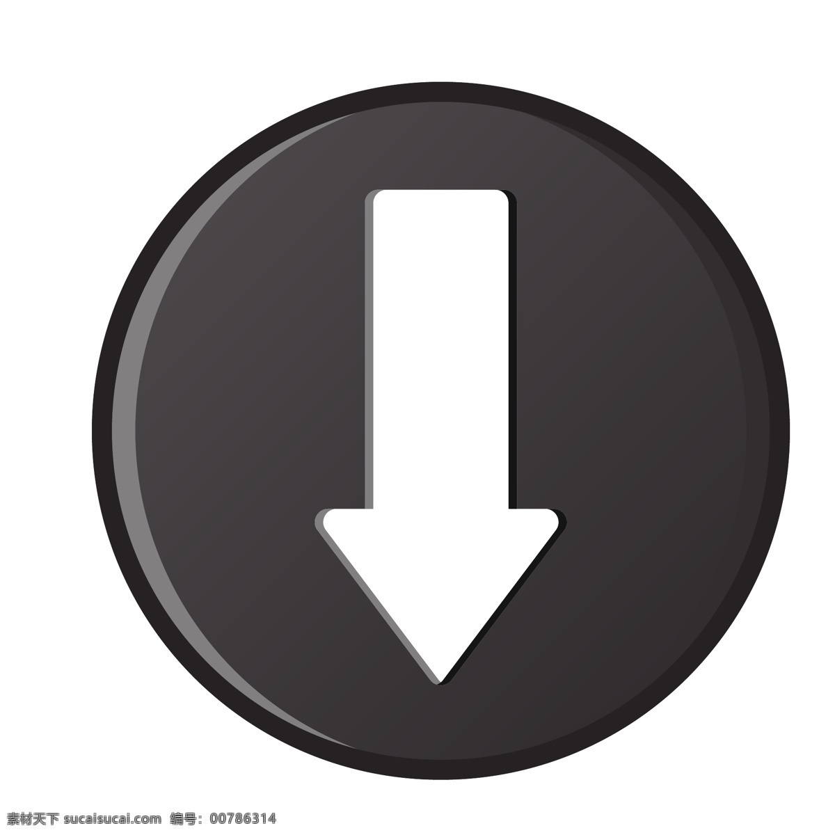 向下 黑色 箭头 图标 矢量 路标 导向标 黑色箭头 指示箭头 导向牌 指示牌 指示标 引导