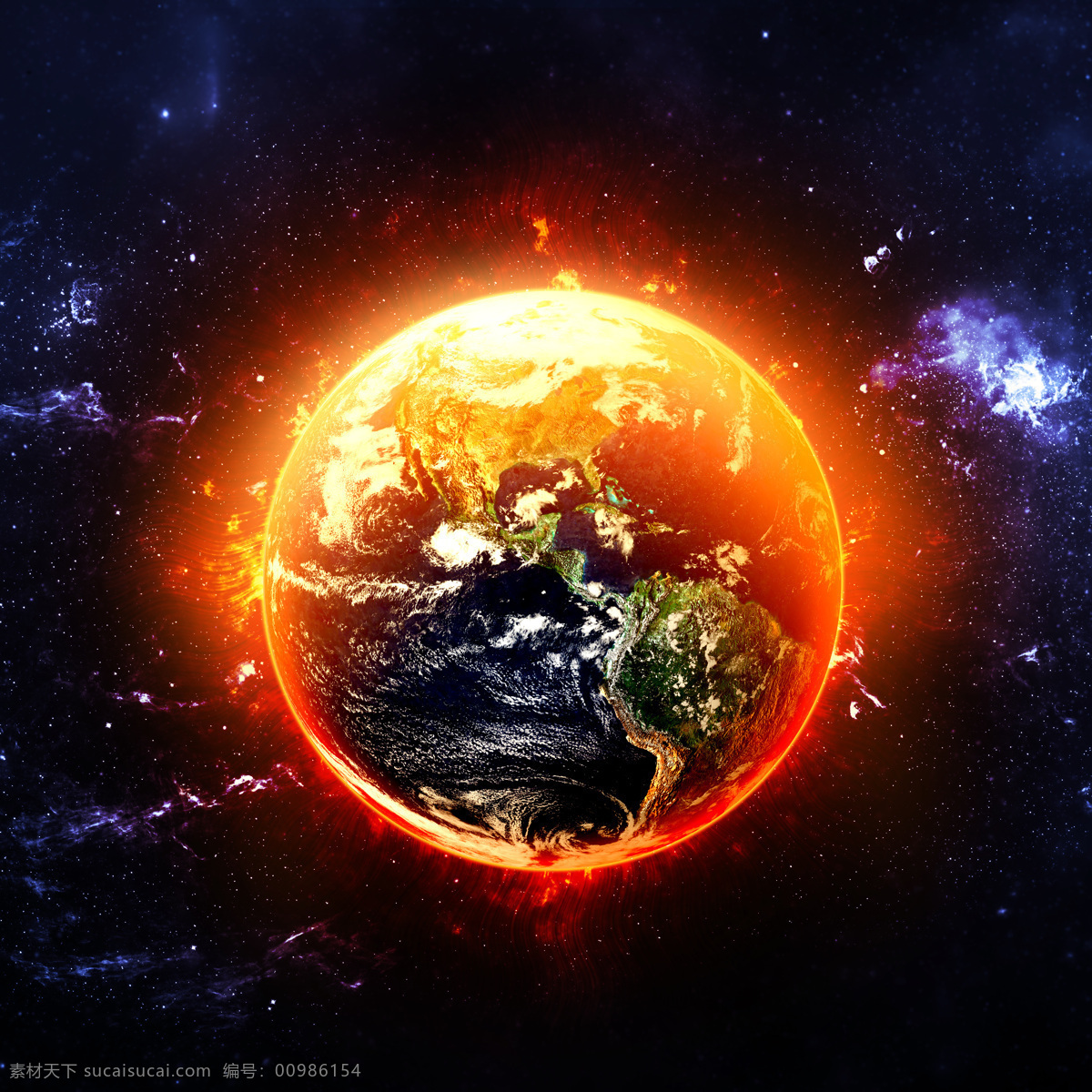 发热的地球 唯美 炫酷 地球 星球 发热 全球变暖 3d 环保 生态文明 3d设计 黑色