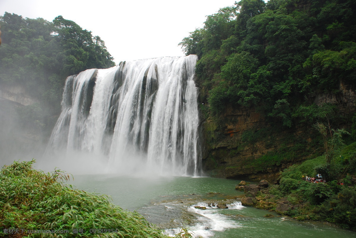 黄果树瀑布 瀑布 水 绿色 河流 宏观 旅游摄影 国内旅游