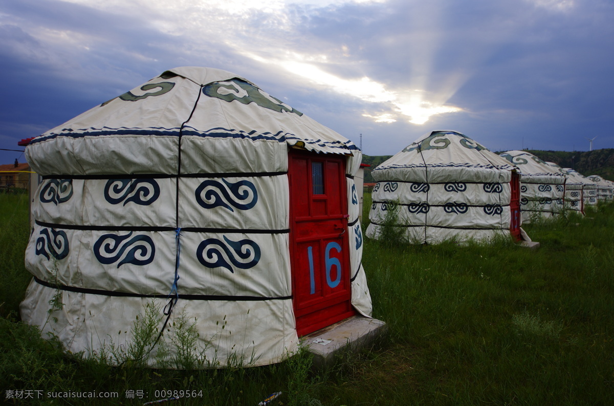 蒙古包 草原 蓝天 克什克腾 赤峰 旅游摄影 国内旅游