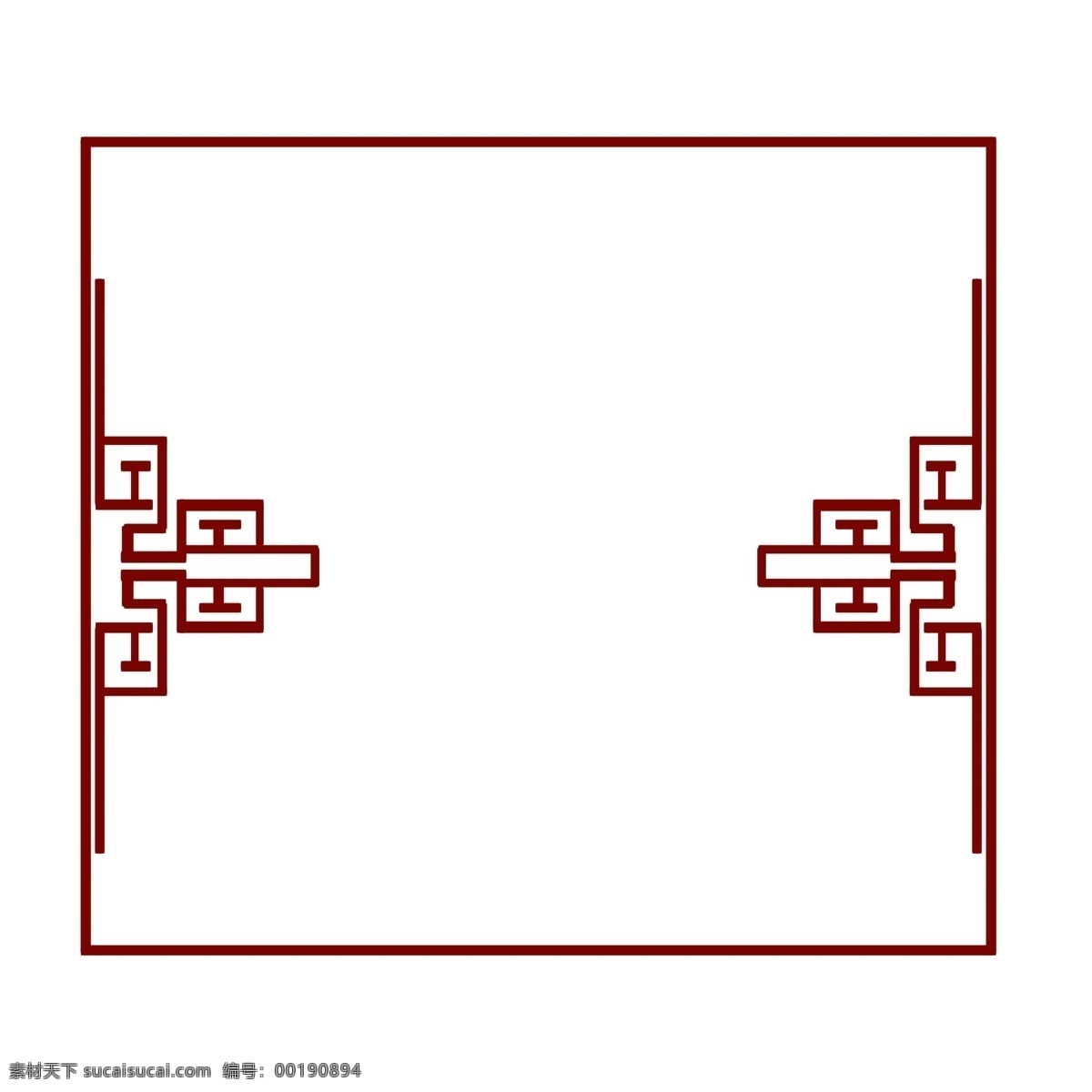 传统 边框 中间 花纹 传统边框 中间花纹边框 创意边框 边框装饰插画 正方形边框 卡通边框 中国风边框