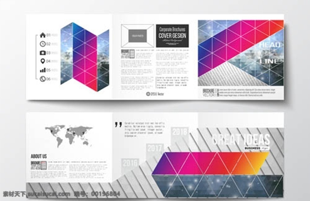 时尚 图案 画册 矢量素材 矢量图 设计素材 创意设计 版式设计 画册设计 矢量 高清图片