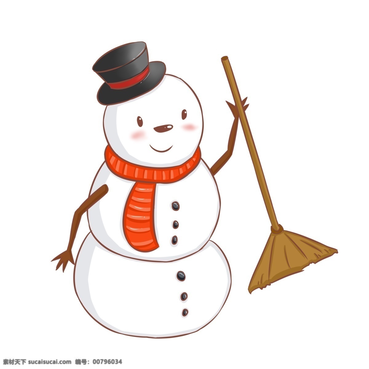手绘 冬季 下 大雪 堆 雪人 插画 手绘雪人 冬季下大雪 堆雪人 拿扫把的雪人 卡通雪人 可爱雪人 游戏