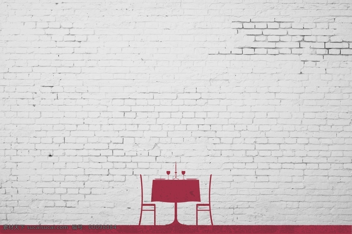 背景餐桌 墙面 桌子 椅子 浪漫餐桌 怀旧风格 矢量 背景 墙面背景 家居家具 建筑家居