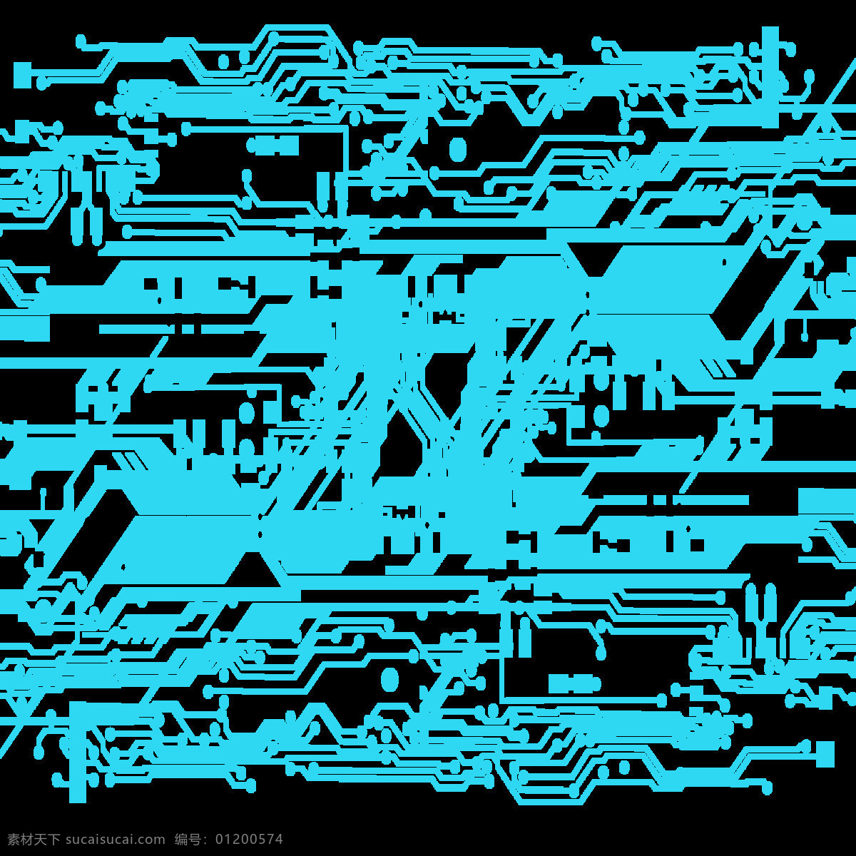 商务 科技 电路图 元素 蓝色商务科技 电路板 电子元件 科技感线条 电脑线路板 微型集成 装饰图案