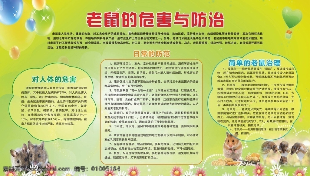 老鼠 危害 防治 宣传栏 展板 看板 老鼠危害 老鼠防治 展板模板