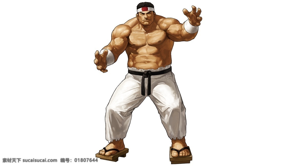 大门 五郎 游戏人物 kof 高清 格斗 肌肉男 拳皇 游戏 大门五郎 空手道 人设 psd源文件
