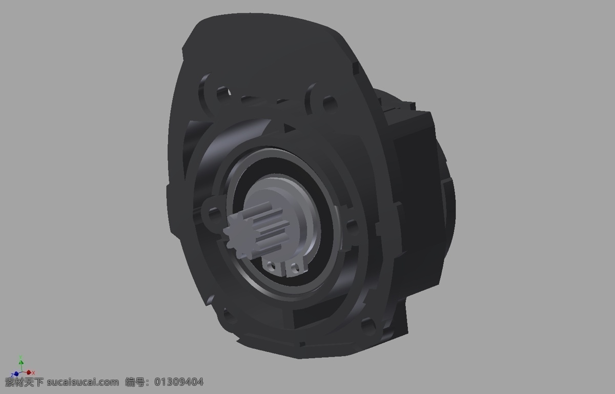 黑色 德克尔 evo 3d模型素材 电器模型
