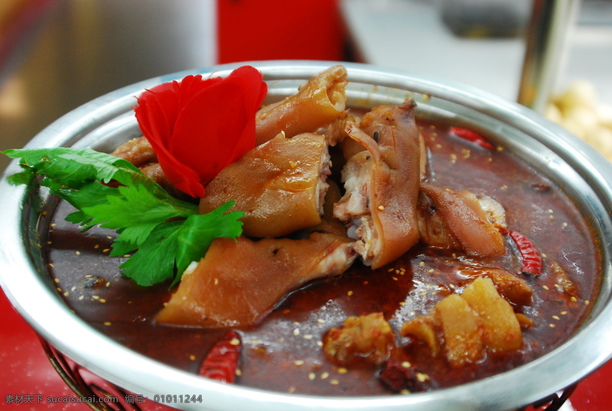 猪蹄 猪手 火锅 食材 美食 传统美食 餐饮美食