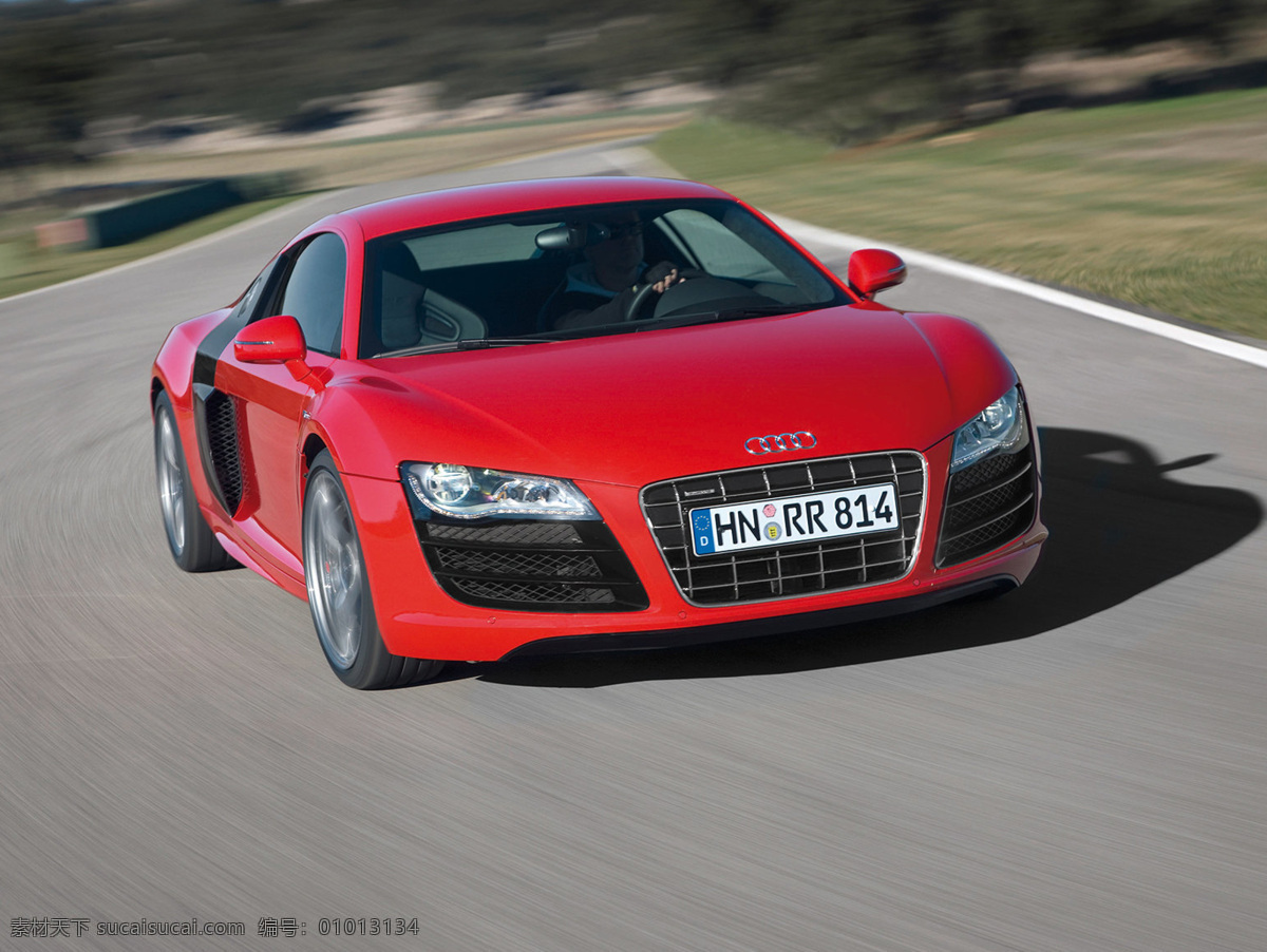 白色 奥迪 audi r8 交通工具 现代科技