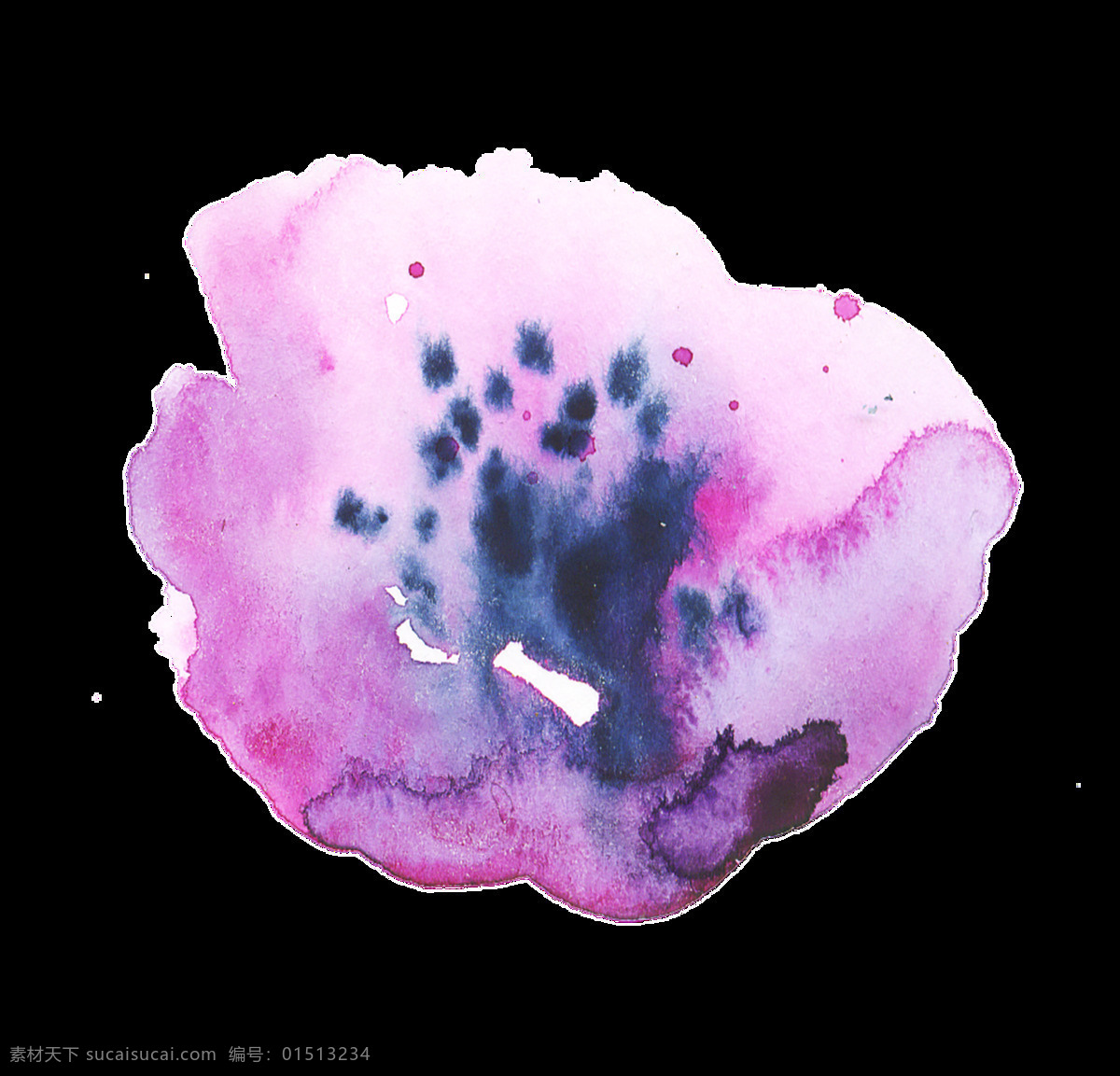 纷 紫 花蕊 透明 装饰 花朵 免扣素材 透明素材 装饰图案 紫色