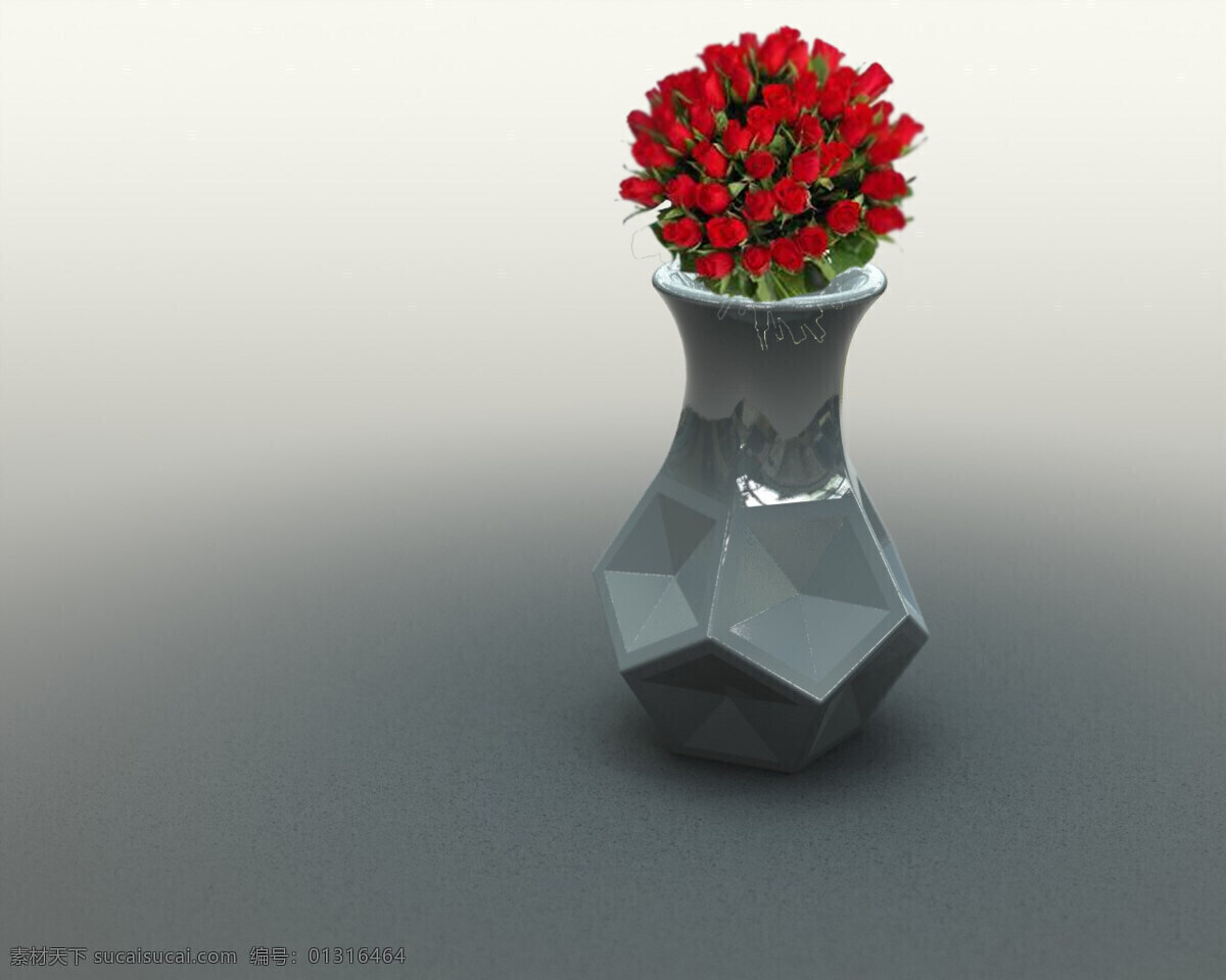 大地 测量学 花瓶 几何 figuloceramic2 3d模型素材 建筑模型