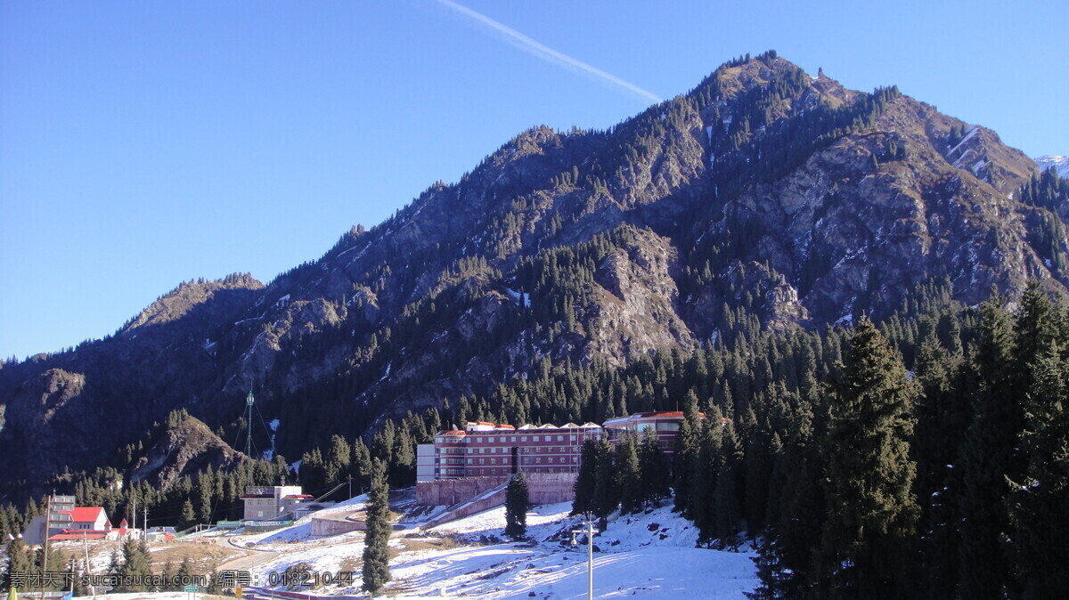 天山 概貌 美丽 远景 天山的雪 风景 生活 旅游餐饮