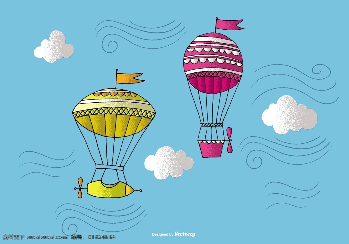 飞艇载体 热气球 飞机 气球 飞艇 云 可爱 漂亮 安静 风 天空 粉红色 黄色 空船 飞 热空气 国旗 背景 儿童 老式的 快乐的 蓝色的天空 节日的喜庆 横幅