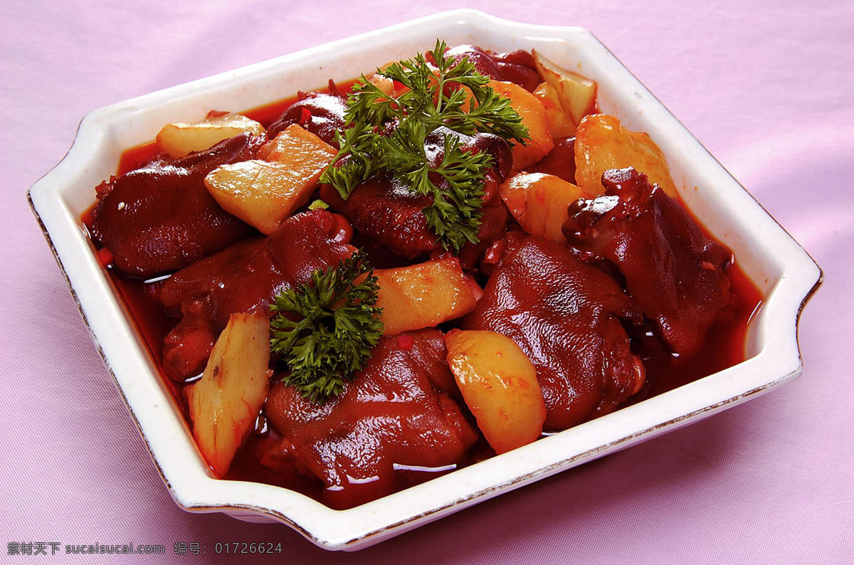 猪手炖土豆 美食 传统美食 餐饮美食 高清菜谱用图