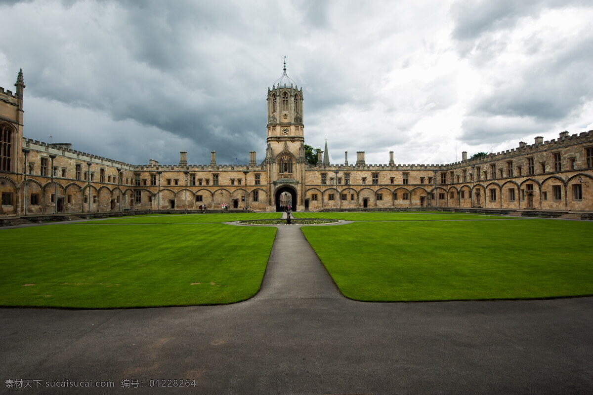 英国风光 牛津大学 学校 院校 古老建筑物 校园建筑 旅游摄影 人文景观