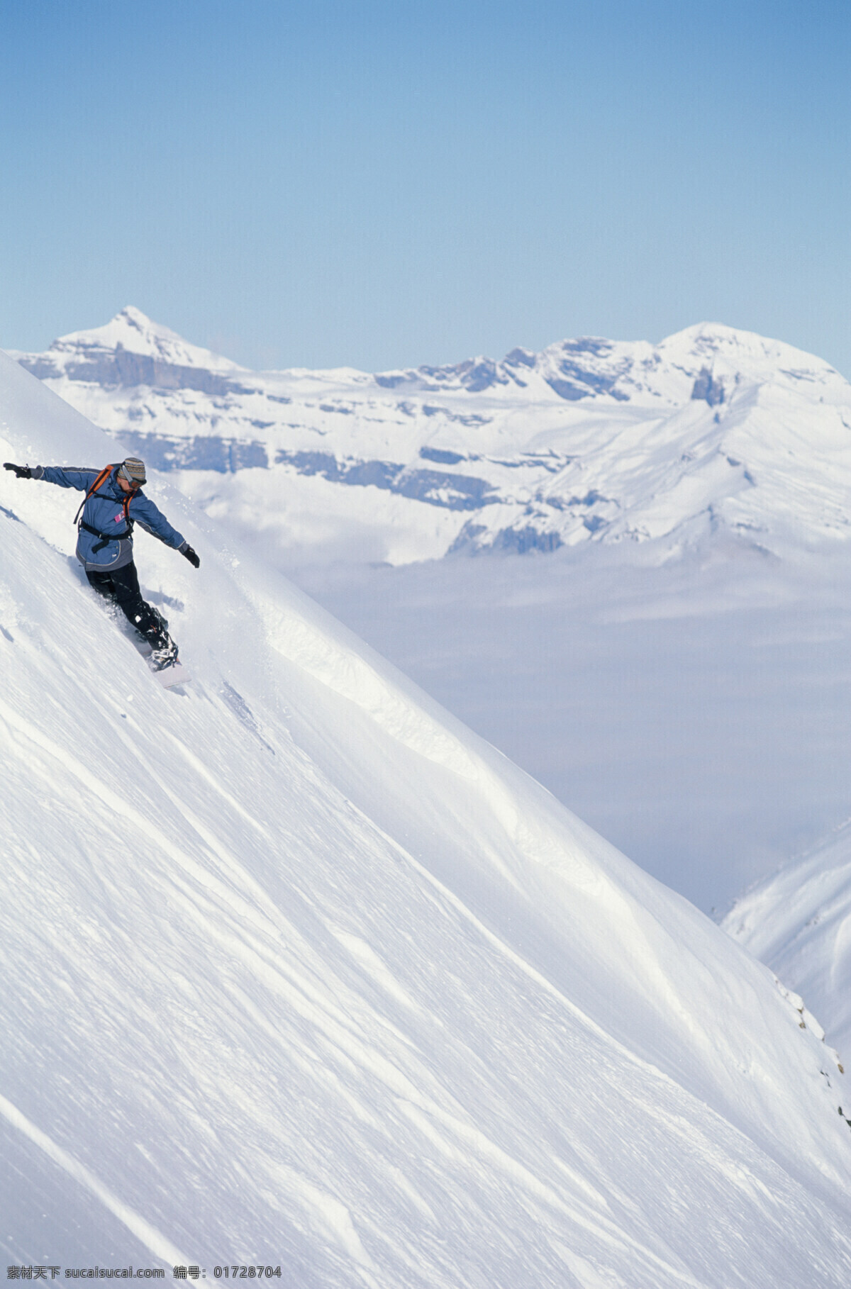 正在 滑雪 人 美丽 自然 雪地 冬季 运动 人物 斜坡 滑雪图片 生活百科