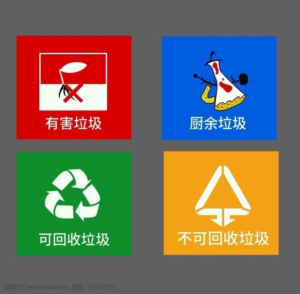 垃圾分类图标 垃圾分类 图标矢量 垃圾图标 垃圾矢量