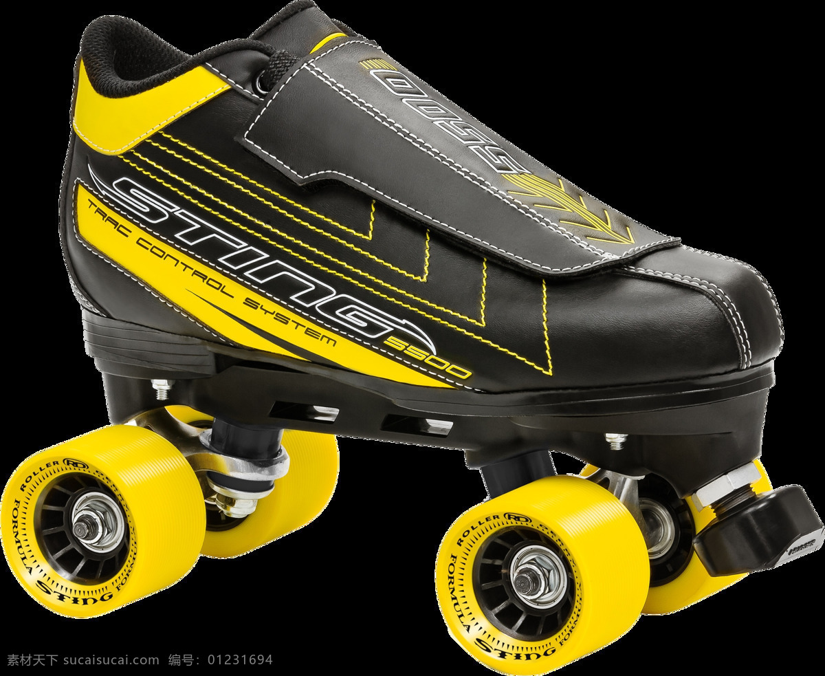 黑色 黄色 搭配 溜冰鞋 免 抠 透明 滑冰鞋图片