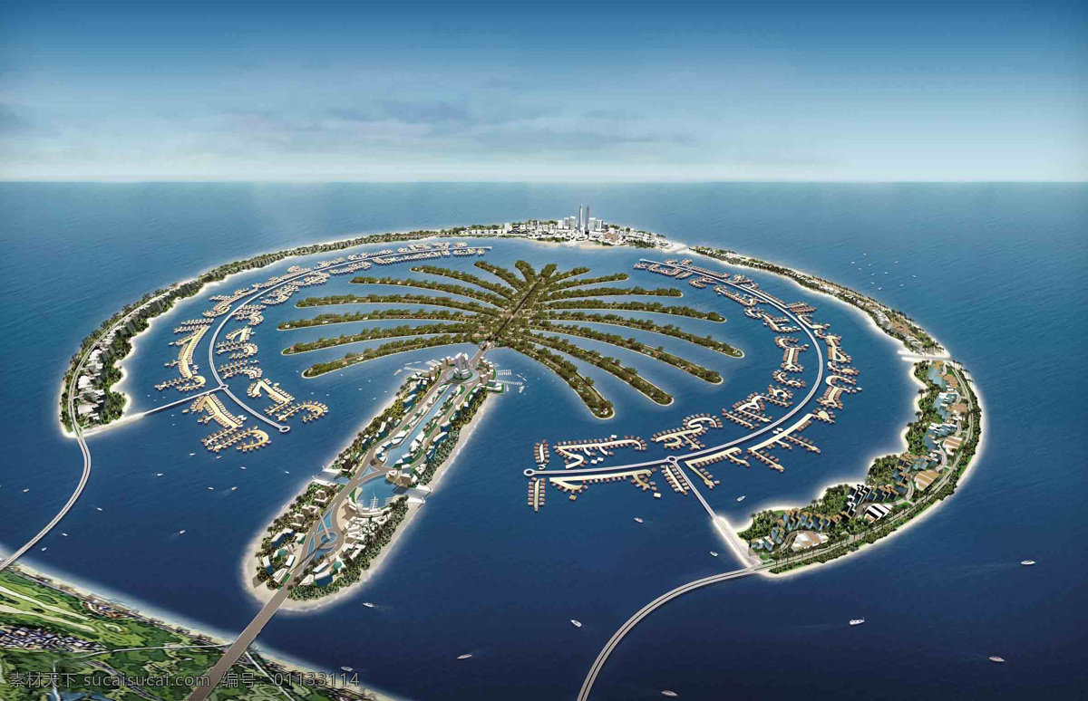 迪拜棕榈岛 迪拜 棕榈岛 人工岛 世界第八奇迹 海滨 旅游摄影 国外旅游