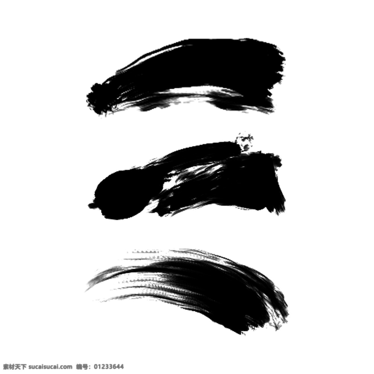 墨迹 笔触 中国 画笔 笔刷 毛笔笔刷 中国风 国风 古代毛笔 刷子 毛笔 墨水 黑色