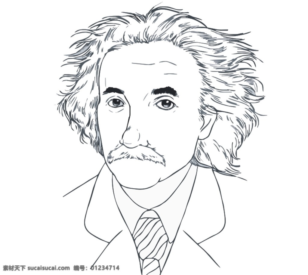 爱因斯坦 科学家 相对论 科学 宇宙 动漫动画