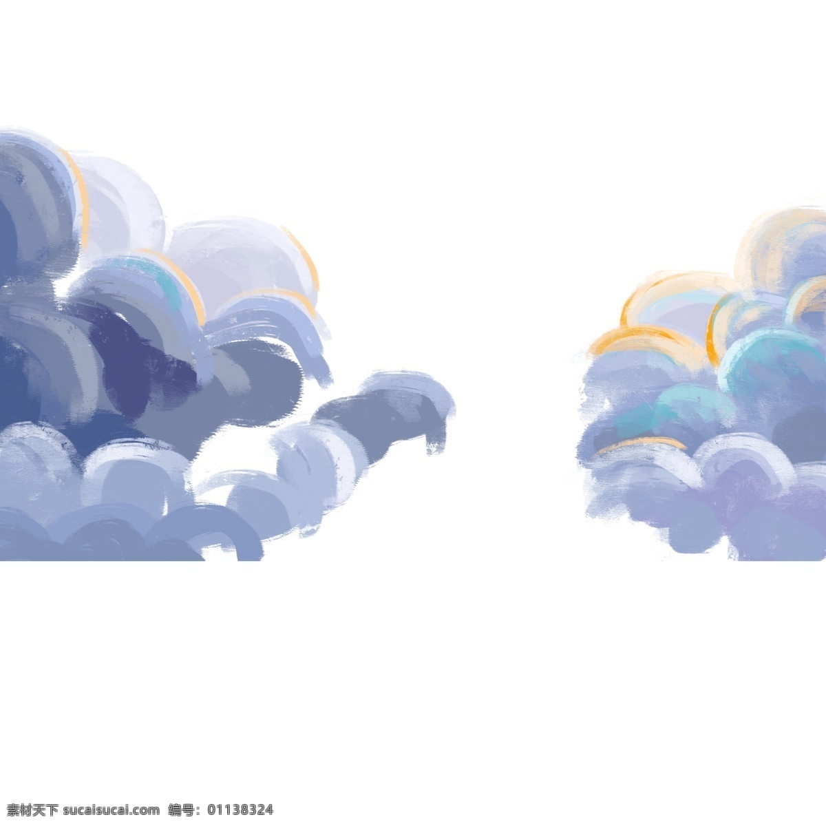 灰色 圆弧 云雾 雾气 元素 创意 光泽 起伏 质感 卡通插画 传统
