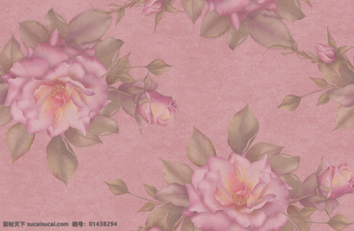粉色 典雅 花卉 背景 装饰 图案 外 框 篇 花卉背景 装饰图案 粉色典雅 底纹边框