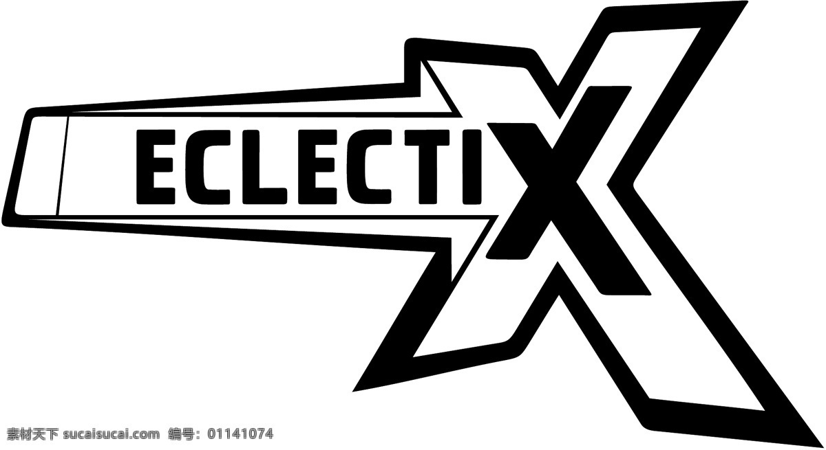 eclectix t 恤 graphix 矢量标志下载 免费矢量标识 商标 品牌标识 标识 矢量 免费 品牌 公司 白色