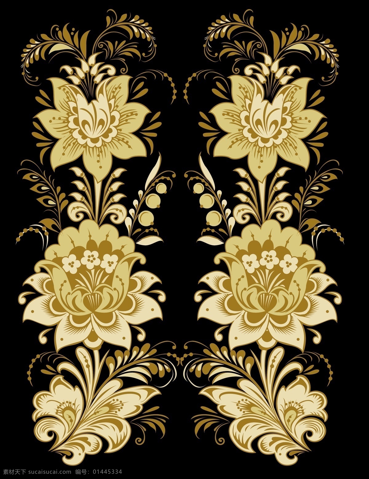 矢量 植物 古典 花纹 背景 花朵 矢量素材 装饰 家居装饰素材