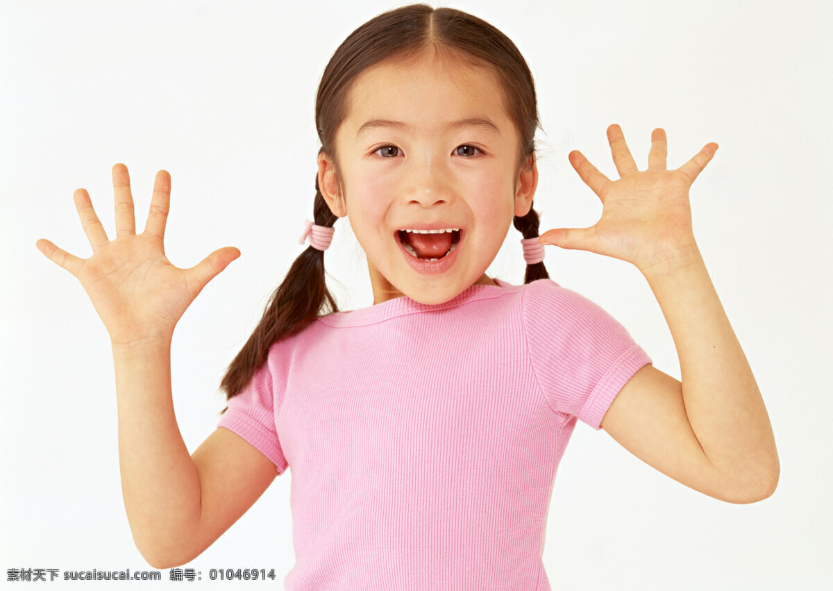 惊讶 高兴 兴奋 小女孩 小美女 小女孩孩 小学生 儿童 幼儿 孩子 可爱 儿童表情 孩子表情 小孩表情 表情儿童 儿童幼儿 人物图库