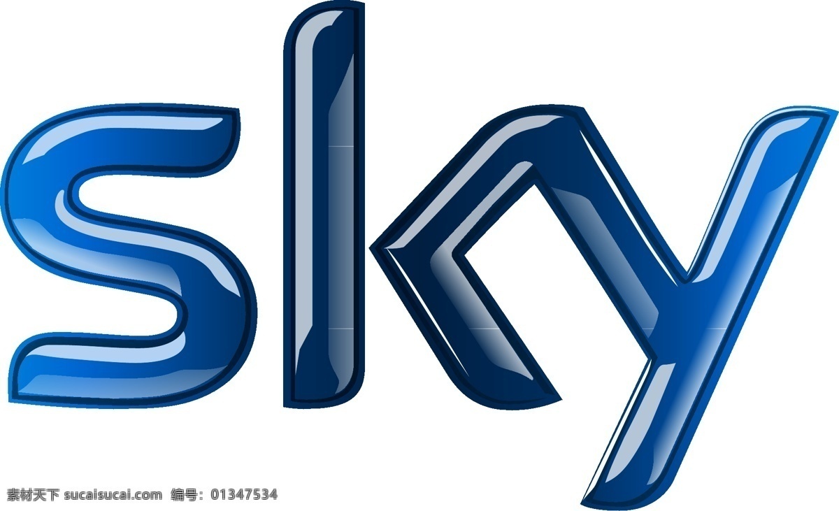 sky 英国 天空 电视台 logo 电视 标志 标识 矢量图 蓝色 字母 英文 电视台标 标志图标 公共标识标志